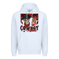 White cowboy killer Premium Hoodie - Zillion Design Studio