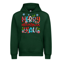 Forest Green merry christmas y'all Urban Hoodie - Zillion Design Studio