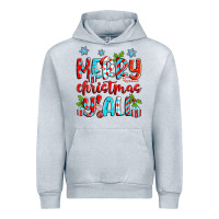 Heather Grey merry christmas y'all Urban Hoodie - Zillion Design Studio