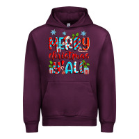 Mauve Wine merry christmas y'all Urban Hoodie - Zillion Design Studio