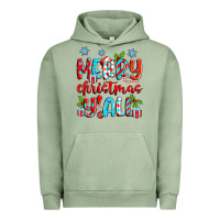 Pigment Oil Green merry christmas y'all Urban Hoodie - Zillion Design Studio