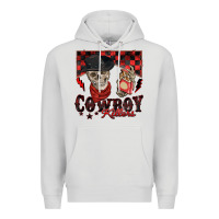 Dove Grey cowboy killer Premium Hoodie - Zillion Design Studio
