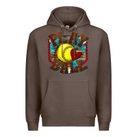 Coffee play ball softball Premium Hoodie - texasbilliewilder