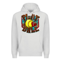 Dove Grey play ball softball Premium Hoodie - texasbilliewilder