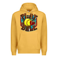Mustard play ball softball Premium Hoodie - texasbilliewilder