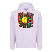 Lilac play ball softball Premium Hoodie - texasbilliewilder