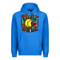 True Royal play ball softball Premium Hoodie - texasbilliewilder