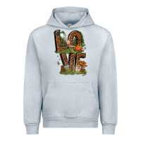 Heather Grey love camping Urban Hoodie - texasbilliewilder