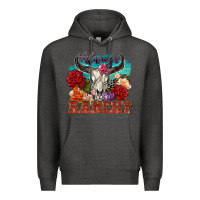 Charcoal Heather always ranchy Premium Hoodie - Zillion Design Studio
