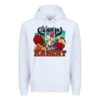 White always ranchy Premium Hoodie - Zillion Design Studio