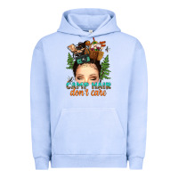 Pigment Grape Ice messy bun camp hair dont care Urban Hoodie - texasbilliewilder