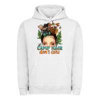 Pigment Lunar Rock messy bun camp hair dont care Urban Hoodie - texasbilliewilder