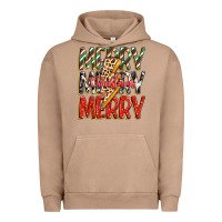 Pigment Burro merry christmas lightning bolt Urban Hoodie - Zillion Design Studio