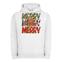 Pigment Lunar Rock merry christmas lightning bolt Urban Hoodie - Zillion Design Studio