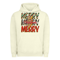 Pigment Pistachio merry christmas lightning bolt Urban Hoodie - Zillion Design Studio