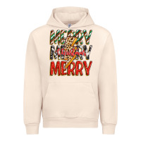 Sandshell merry christmas lightning bolt Urban Hoodie - Zillion Design Studio
