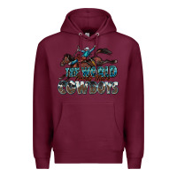 Burgundy the world needs more cowboys Premium Hoodie - Zillion Design Studio