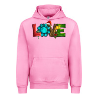Fuchsia Pink Western Gemstone Christmas Love Urban Hoodie - RanaPortraitStore