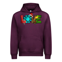 Mauve Wine Western Gemstone Christmas Love Urban Hoodie - RanaPortraitStore