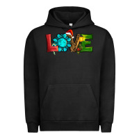 Pigment Black Western Gemstone Christmas Love Urban Hoodie - RanaPortraitStore