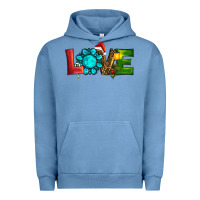 Pigment Pebble Blue Western Gemstone Christmas Love Urban Hoodie - RanaPortraitStore
