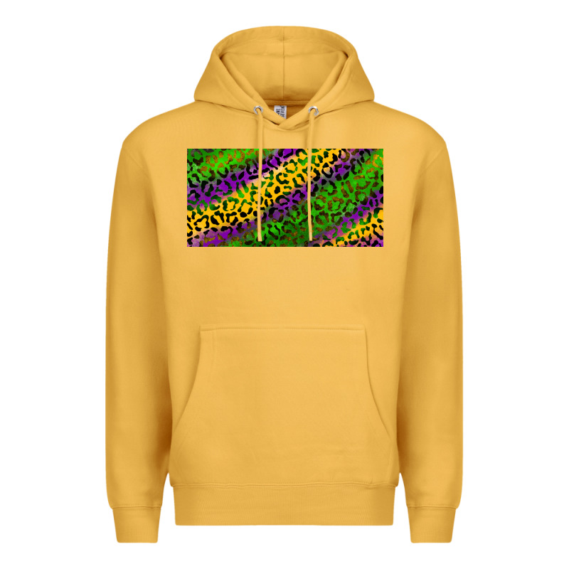 Mardi Gras Leopard Premium Hoodie by RanaPortraitStore | Teevron