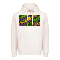 Pale Pink Mardi Gras Leopard Premium Hoodie - RanaPortraitStore
