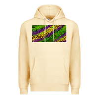 Pina Colada Mardi Gras Leopard Premium Hoodie - RanaPortraitStore