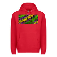 Red Mardi Gras Leopard Premium Hoodie - RanaPortraitStore