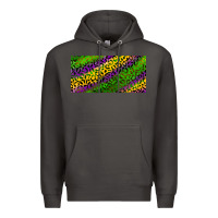 Smoke Mardi Gras Leopard Premium Hoodie - RanaPortraitStore