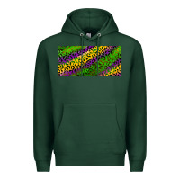 Sports Green Mardi Gras Leopard Premium Hoodie - RanaPortraitStore