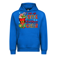 Cobalt i run on coffee and christmas cheer Urban Hoodie - Zillion Design Studio