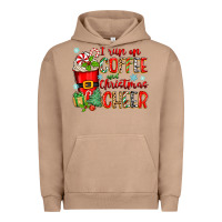 Pigment Burro i run on coffee and christmas cheer Urban Hoodie - Zillion Design Studio