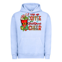 Pigment Grape Ice i run on coffee and christmas cheer Urban Hoodie - Zillion Design Studio