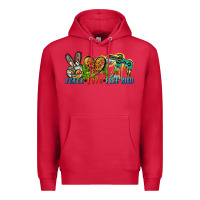 Cardinal peace love free bird Premium Hoodie - Zillion Design Studio