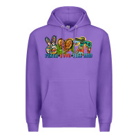Purple peace love free bird Premium Hoodie - Zillion Design Studio