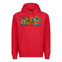 Red peace love free bird Premium Hoodie - Zillion Design Studio