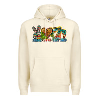 Sandshell peace love free bird Premium Hoodie - Zillion Design Studio