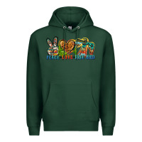 Sports Green peace love free bird Premium Hoodie - Zillion Design Studio
