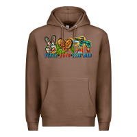 Chestnut peace love free bird Premium Hoodie - Zillion Design Studio