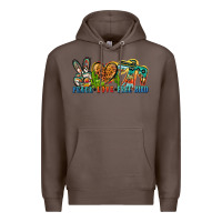 Coffee peace love free bird Premium Hoodie - Zillion Design Studio