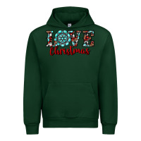Forest Green Western Gemstone Christmas Love Urban Hoodie - RanaPortraitStore
