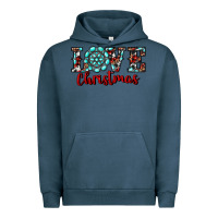 Pigment Midnight Navy Western Gemstone Christmas Love Urban Hoodie - RanaPortraitStore