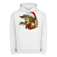 Pigment Lunar Rock Christmas Glasses Goat Urban Hoodie - RanaPortraitStore