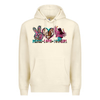 Sandshell peace love cowgirl Premium Hoodie - Zillion Design Studio