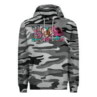 Slate Camo peace love cowgirl Premium Hoodie - Zillion Design Studio
