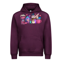 Mauve Wine nail hustler coffee cups Urban Hoodie - texasbilliewilder