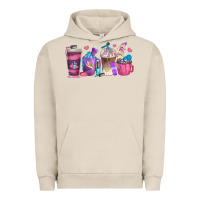 Pigment French Oak nail hustler coffee cups Urban Hoodie - texasbilliewilder