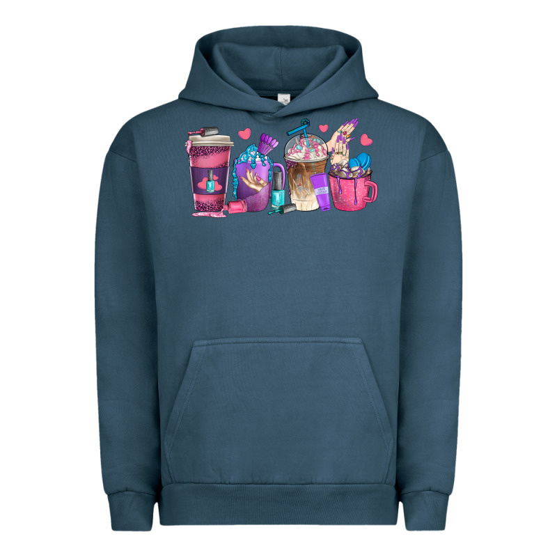 Nail Hustler Coffee Cups Urban Hoodie by texasbilliewilder | Teevron
