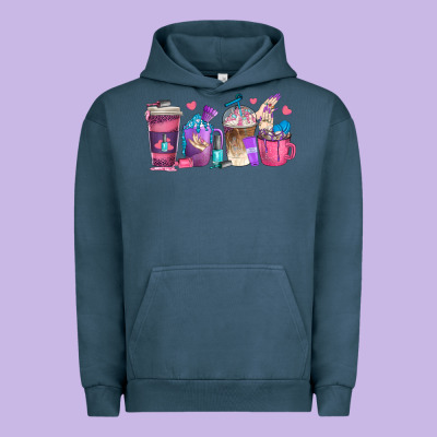 Urban Hoodie nail hustler coffee cups